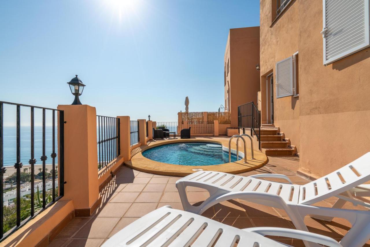 Chalet Con Vistas Al Mar Y Piscina Mojacar Luaran gambar