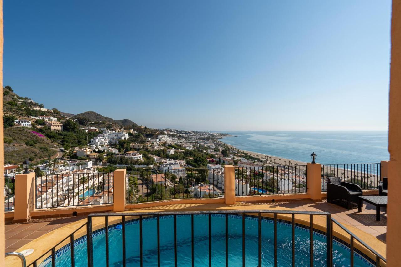 Chalet Con Vistas Al Mar Y Piscina Mojacar Luaran gambar