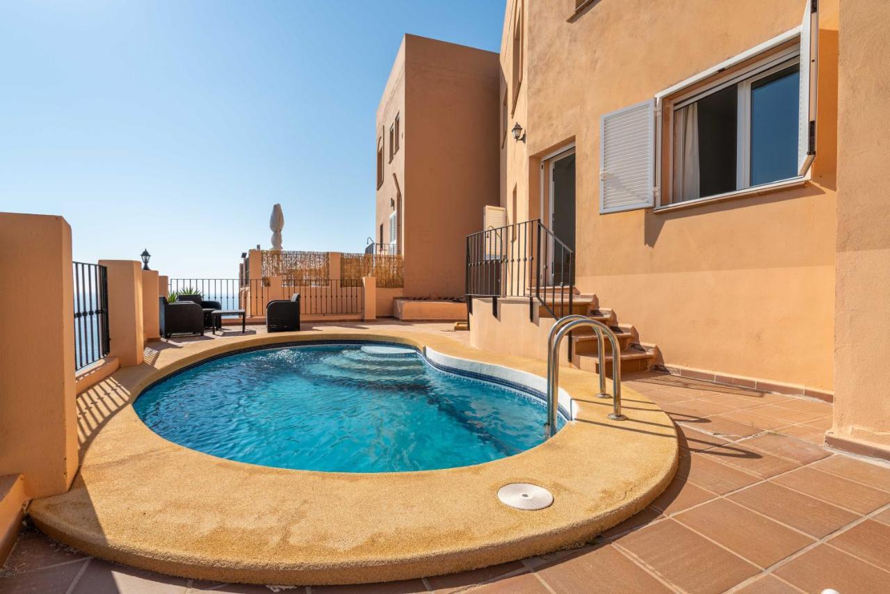 Chalet Con Vistas Al Mar Y Piscina Mojacar Luaran gambar