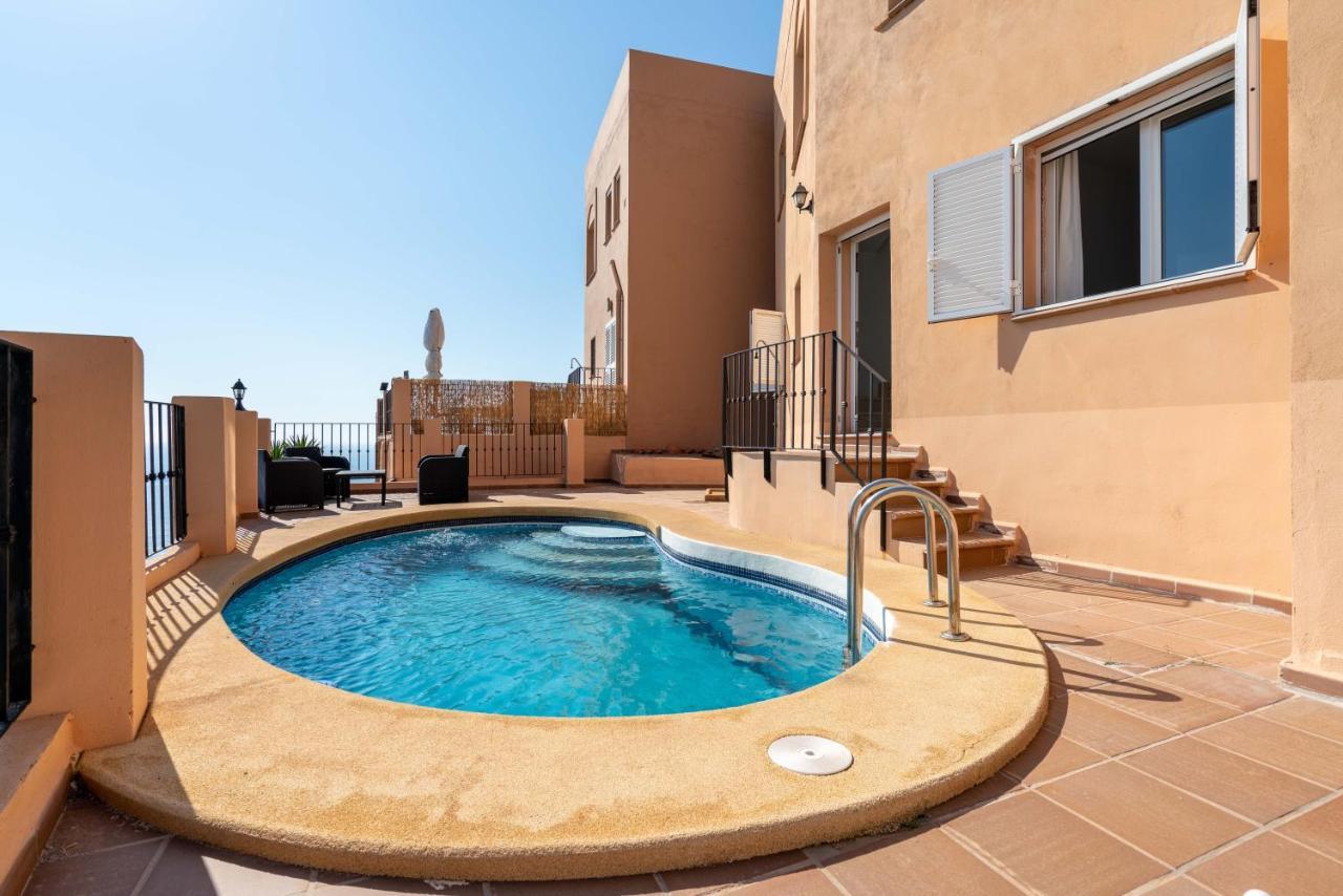 Chalet Con Vistas Al Mar Y Piscina Mojacar Luaran gambar