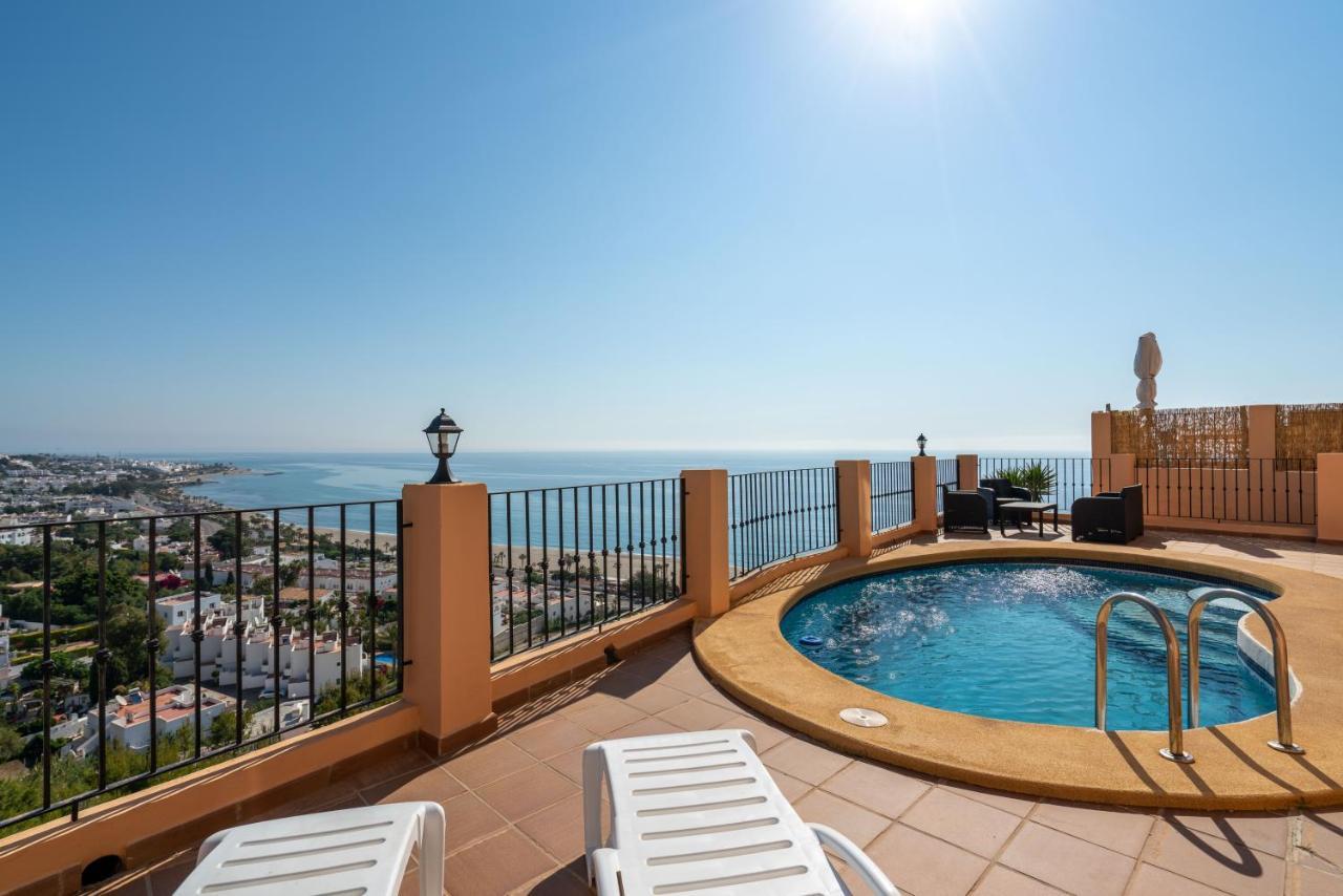 Chalet Con Vistas Al Mar Y Piscina Mojacar Luaran gambar