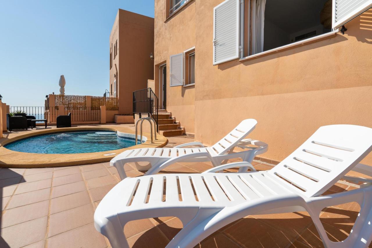 Chalet Con Vistas Al Mar Y Piscina Mojacar Luaran gambar