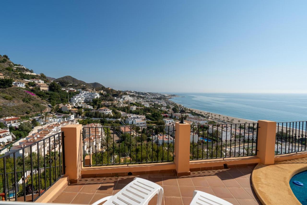 Chalet Con Vistas Al Mar Y Piscina Mojacar Luaran gambar