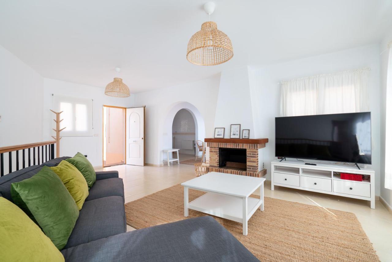 Chalet Con Vistas Al Mar Y Piscina Mojacar Luaran gambar
